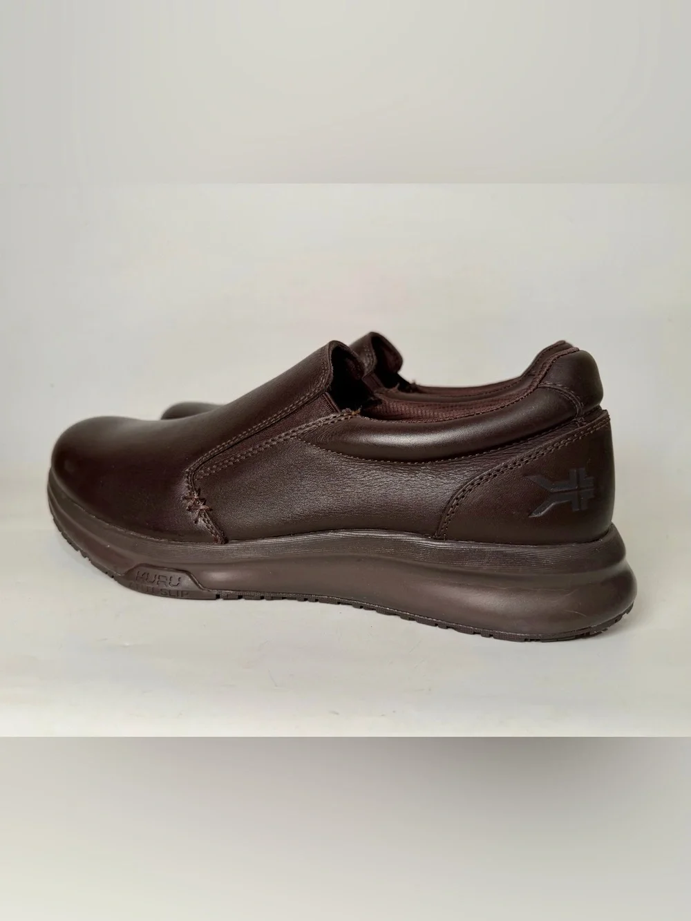 KURU Kivi 2 Men’s 12 Slip-on Shoes Anti-Slip Work Shoes Espresso Brown 2.0 NEW